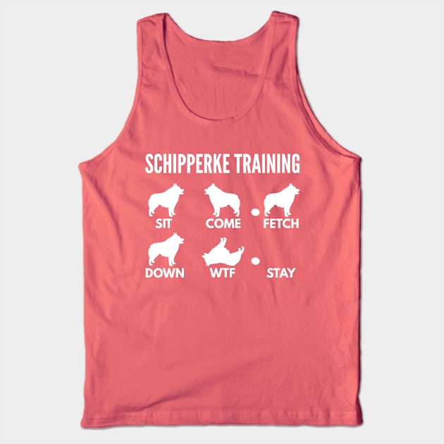 Schipperke Training Schipperke Dog Tricks Tank Top by DoggyStyles